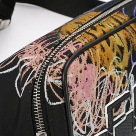 Fendi Noel Fielding leather crossbody bag waist shoulder - Picture 8 of 12